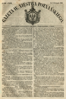 Gazeta Wielkiego Xięstwa Poznańskiego 1848.11.01 Nr255