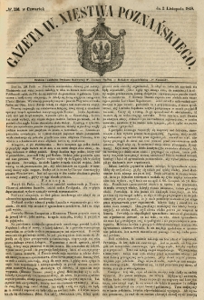 Gazeta Wielkiego Xięstwa Poznańskiego 1848.11.02 Nr256