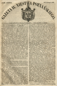 Gazeta Wielkiego Xięstwa Poznańskiego 1848.11.05 Nr259