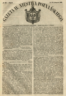 Gazeta Wielkiego Xięstwa Poznańskiego 1848.11.10 Nr263