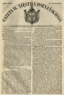 Gazeta Wielkiego Xięstwa Poznańskiego 1848.11.11 Nr264