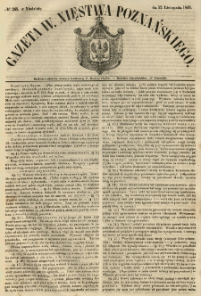 Gazeta Wielkiego Xięstwa Poznańskiego 1848.11.12 Nr265