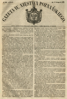 Gazeta Wielkiego Xięstwa Poznańskiego 1848.11.17 Nr269