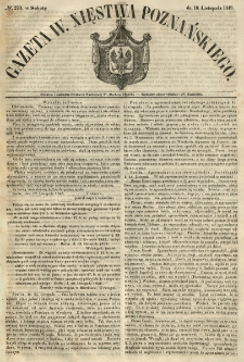 Gazeta Wielkiego Xięstwa Poznańskiego 1848.11.18 Nr270