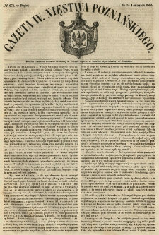 Gazeta Wielkiego Xięstwa Poznańskiego 1848.11.24 Nr275