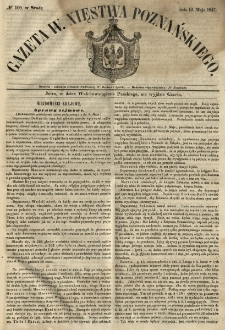 Gazeta Wielkiego Xięstwa Poznańskiego 1847.05.12 Nr109