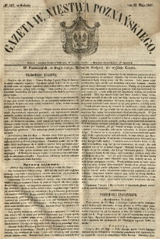 Gazeta Wielkiego Xięstwa Poznańskiego 1847.05.22 Nr117