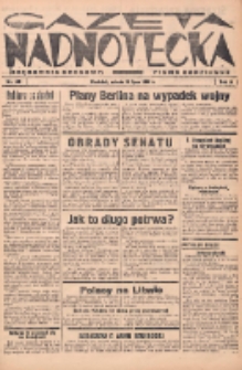 Gazeta Nadnotecka (Orędownik Kresowy): pismo codzienne 1938.07.16 R.18 Nr160