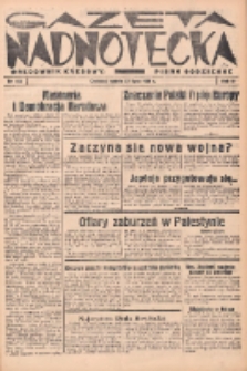 Gazeta Nadnotecka (Orędownik Kresowy): pismo codzienne 1938.07.23 R.18 Nr166