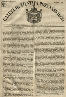 Gazeta Wielkiego Xięstwa Poznańskiego 1847.07.01 Nr150