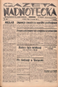 Gazeta Nadnotecka (Orędownik Kresowy): pismo codzienne 1938.09.19 R.18 Nr188
