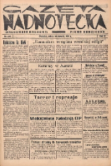 Gazeta Nadnotecka (Orędownik Kresowy): pismo codzienne 1938.08.20 R.18 Nr189