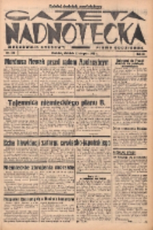 Gazeta Nadnotecka (Orędownik Kresowy): pismo codzienne 1938.08.21 R.18 Nr190