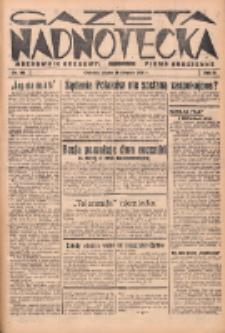 Gazeta Nadnotecka (Orędownik Kresowy): pismo codzienne 1938.08.26 R.18 Nr194