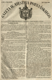 Gazeta Wielkiego Xięstwa Poznańskiego 1847.07.05 Nr153