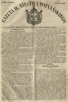 Gazeta Wielkiego Xięstwa Poznańskiego 1847.07.08 Nr156