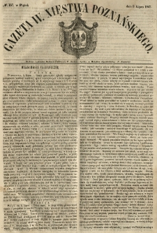 Gazeta Wielkiego Xięstwa Poznańskiego 1847.07.09 Nr157