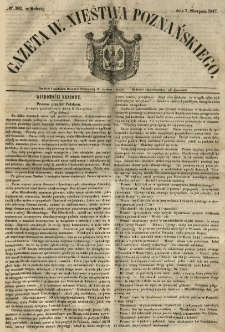 Gazeta Wielkiego Xięstwa Poznańskiego 1847.08.07 Nr182