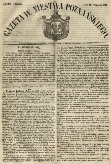 Gazeta Wielkiego Xięstwa Poznańskiego 1847.09.18 Nr218