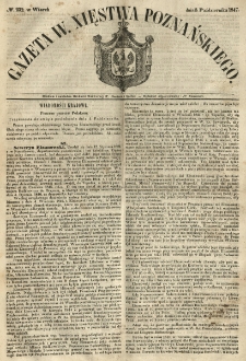 Gazeta Wielkiego Xięstwa Poznańskiego 1847.10.05 Nr232