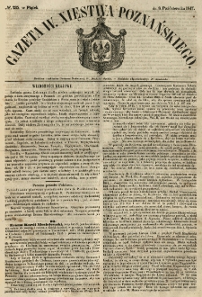 Gazeta Wielkiego Xięstwa Poznańskiego 1847.10.08 Nr235