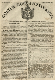Gazeta Wielkiego Xięstwa Poznańskiego 1847.11.03 Nr257