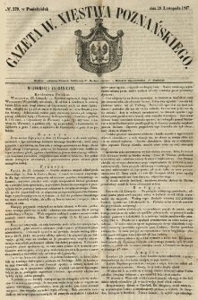 Gazeta Wielkiego Xięstwa Poznańskiego 1847.11.29 Nr279