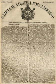 Gazeta Wielkiego Xięstwa Poznańskiego 1847.12.30 Nr305