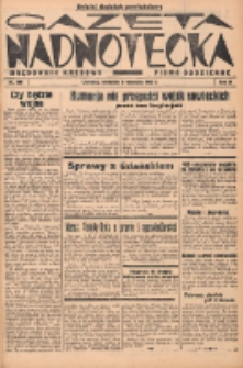 Gazeta Nadnotecka (Orędownik Kresowy): pismo codzienne 1938.09.11 R.18 Nr208