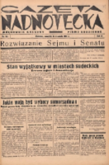Gazeta Nadnotecka (Orędownik Kresowy): pismo codzienne 1938.09.15 R.18 Nr211