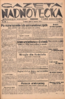 Gazeta Nadnotecka (Orędownik Kresowy): pismo codzienne 1938.09.16 R.18 Nr212