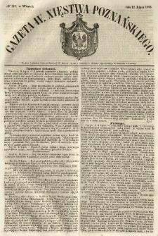 Gazeta Wielkiego Xięstwa Poznańskiego 1853.07.12 Nr159