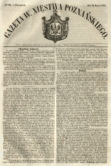 Gazeta Wielkiego Xięstwa Poznańskiego 1853.07.14 Nr161