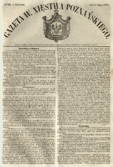 Gazeta Wielkiego Xięstwa Poznańskiego 1853.07.17 Nr164