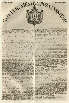 Gazeta Wielkiego Xięstwa Poznańskiego 1853.07.20 Nr166