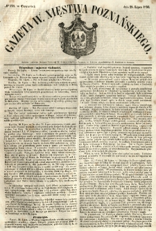 Gazeta Wielkiego Xięstwa Poznańskiego 1853.07.28 Nr173
