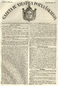 Gazeta Wielkiego Xięstwa Poznańskiego 1853.08.02 Nr177
