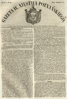 Gazeta Wielkiego Xięstwa Poznańskiego 1853.08.03 Nr178
