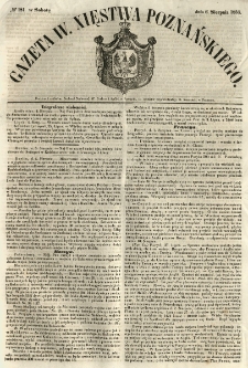 Gazeta Wielkiego Xięstwa Poznańskiego 1853.08.06 Nr181