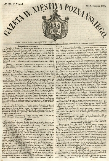 Gazeta Wielkiego Xięstwa Poznańskiego 1853.08.09 Nr183