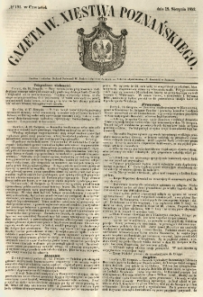 Gazeta Wielkiego Xięstwa Poznańskiego 1853.08.18 Nr191
