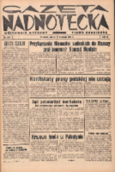 Gazeta Nadnotecka (Orędownik Kresowy): pismo codzienne 1938.09.17 R.18 Nr213