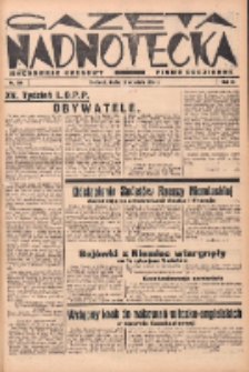 Gazeta Nadnotecka (Orędownik Kresowy): pismo codzienne 1938.09.21 R.18 Nr216
