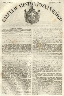 Gazeta Wielkiego Xięstwa Poznańskiego 1853.08.30 Nr201