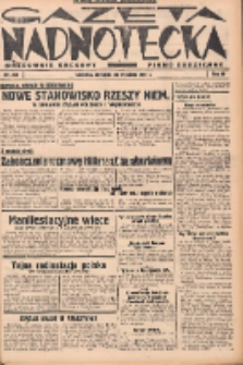 Gazeta Nadnotecka (Orędownik Kresowy): pismo codzienne 1938.09.25 R.18 Nr220