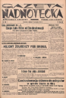 Gazeta Nadnotecka (Orędownik Kresowy): pismo codzienne 1938.09.27 R.18 Nr221