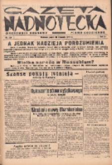 Gazeta Nadnotecka (Orędownik Kresowy): pismo codzienne 1938.09.30 R.18 Nr224