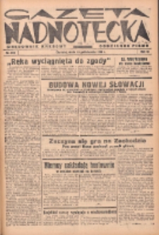 Gazeta Nadnotecka (Orędownik Kresowy): pismo codzienne 1938.10.19 R.18 Nr240