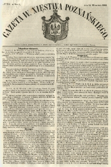 Gazeta Wielkiego Xięstwa Poznańskiego 1853.09.14 Nr214