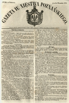 Gazeta Wielkiego Xięstwa Poznańskiego 1853.09.18 Nr218